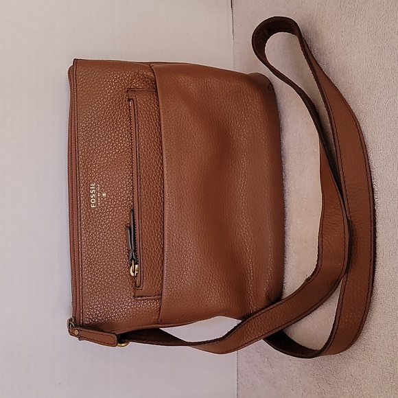 Fossil Handbags - Fossil Tessa brown leather crossbody handbag
